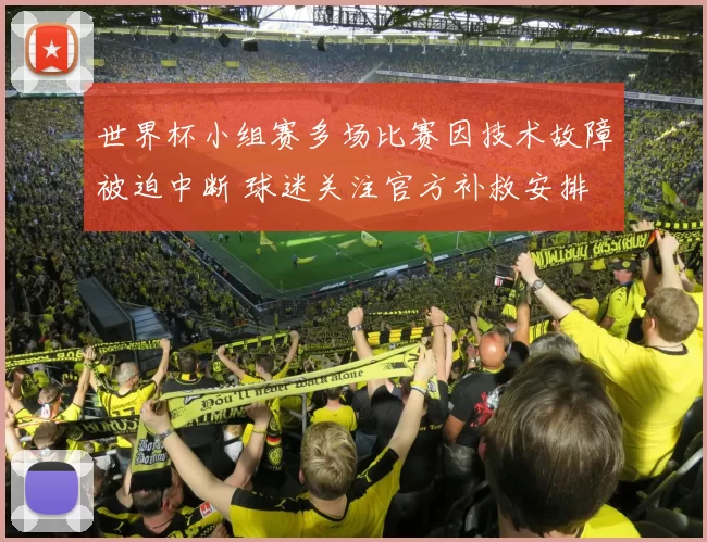 世界杯小组赛多场比赛因技术故障被迫中断 球迷关注官方补救安排